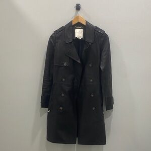 Kate Spade Black Leather Jacket size 4